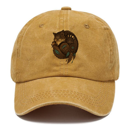 Sleeping Wolf Peace  - Classic Cap - Golden Harvest(Yellow)