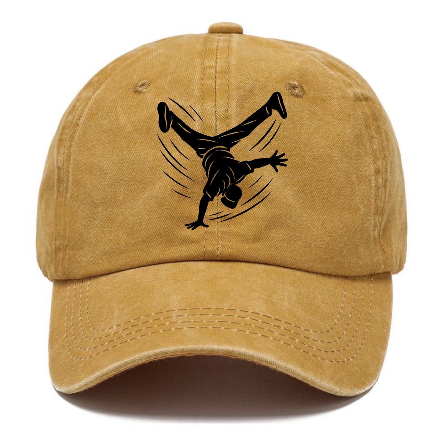 Breakdancer windmill move - Classic Cap - Golden Harvest(Yellow)
