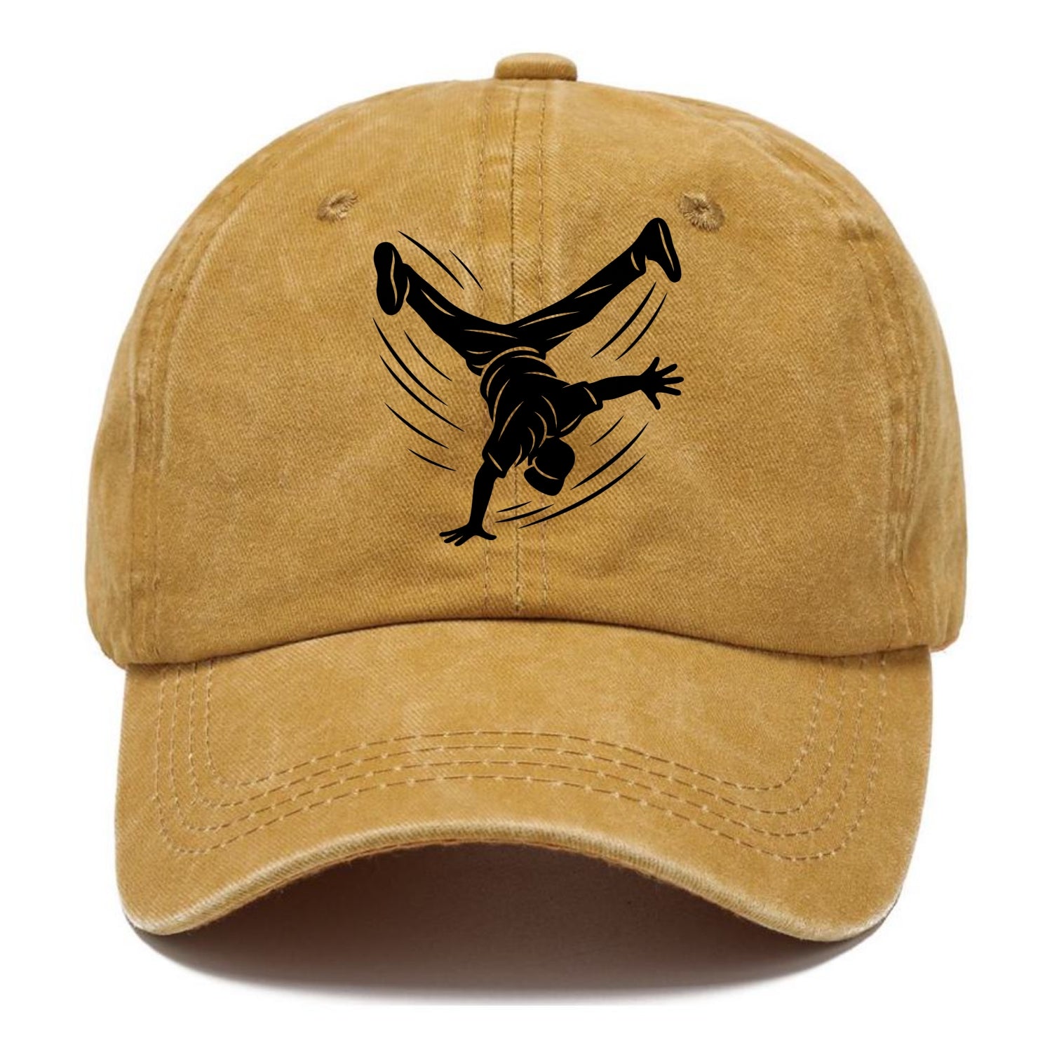 Breakdancer windmill move - Classic Cap - Golden Harvest(Yellow)