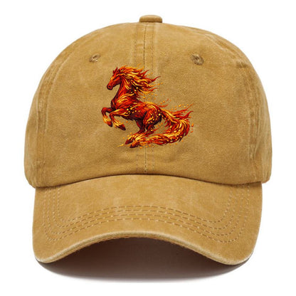 EMBER RISING | Sparks forming into horse shape | Particles of fire | Energy - Classic Cap - Golden Harvest(Yellow)