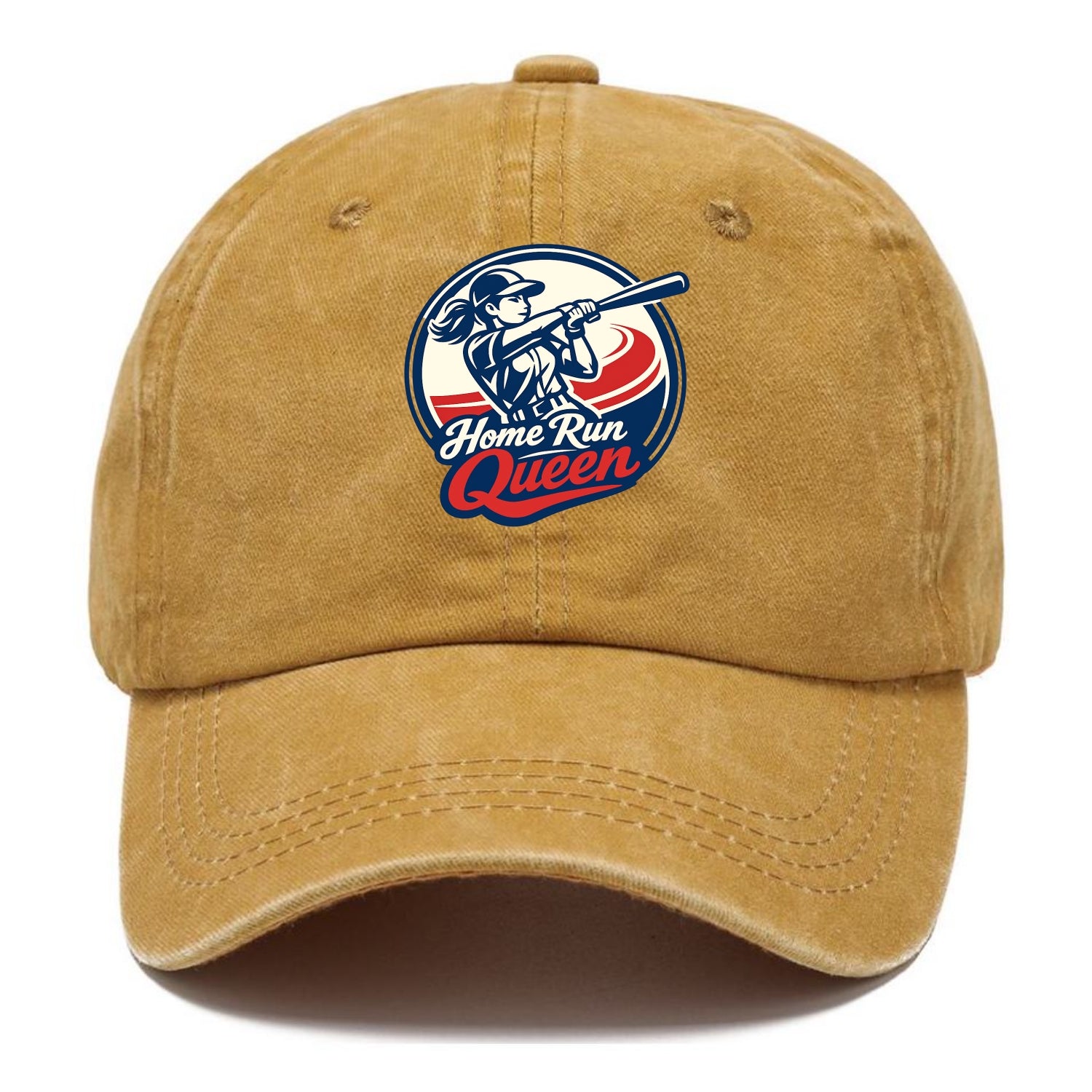 Feminine Power at Bat - Classic Cap - Golden Harvest(Yellow)