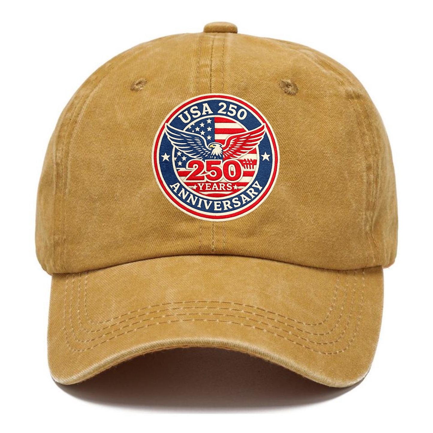 Usa 250th Anniversary Eagle - Classic Cap - Golden Harvest(Yellow)