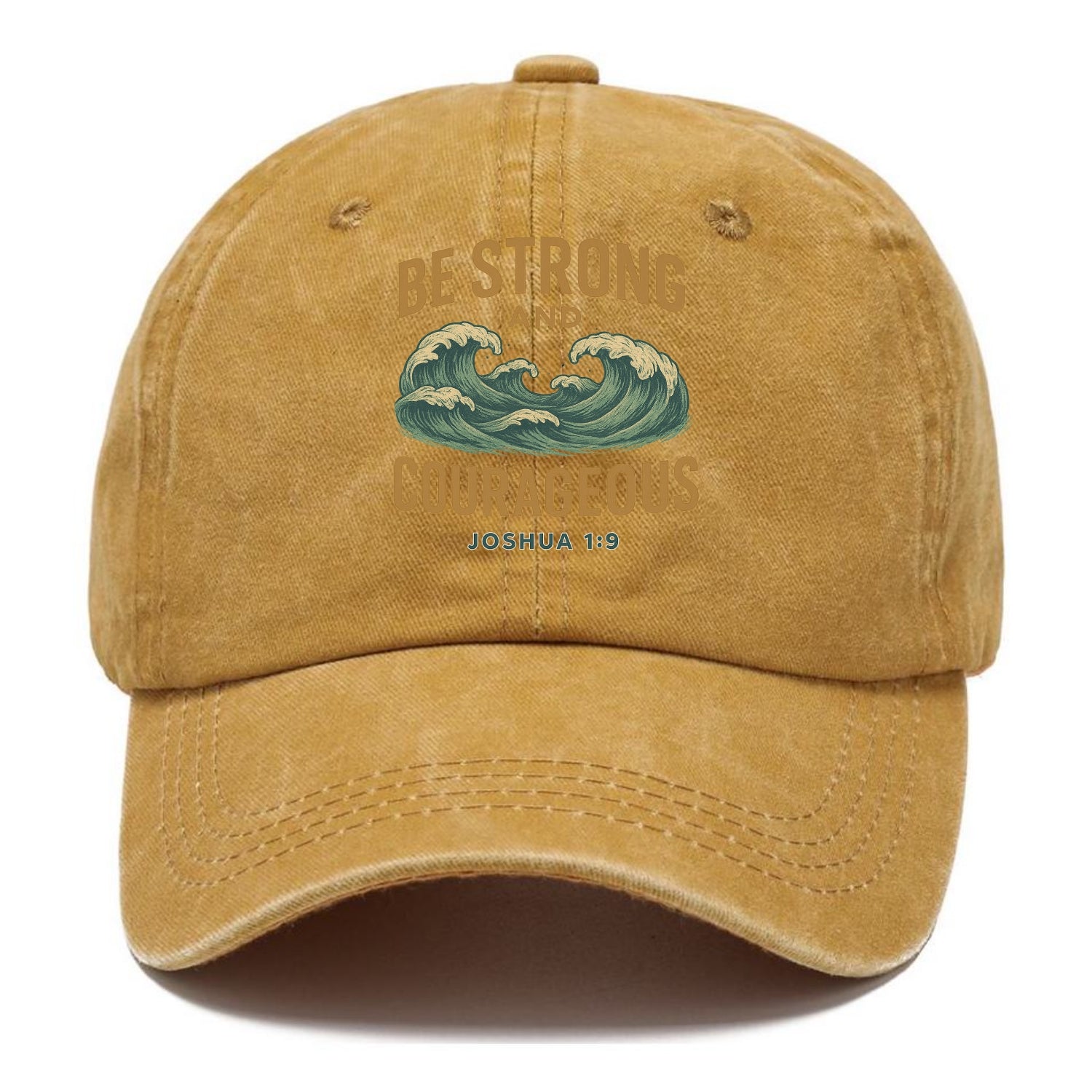 Joshua 1:9 Ocean - Classic Cap - Golden Harvest(Yellow)