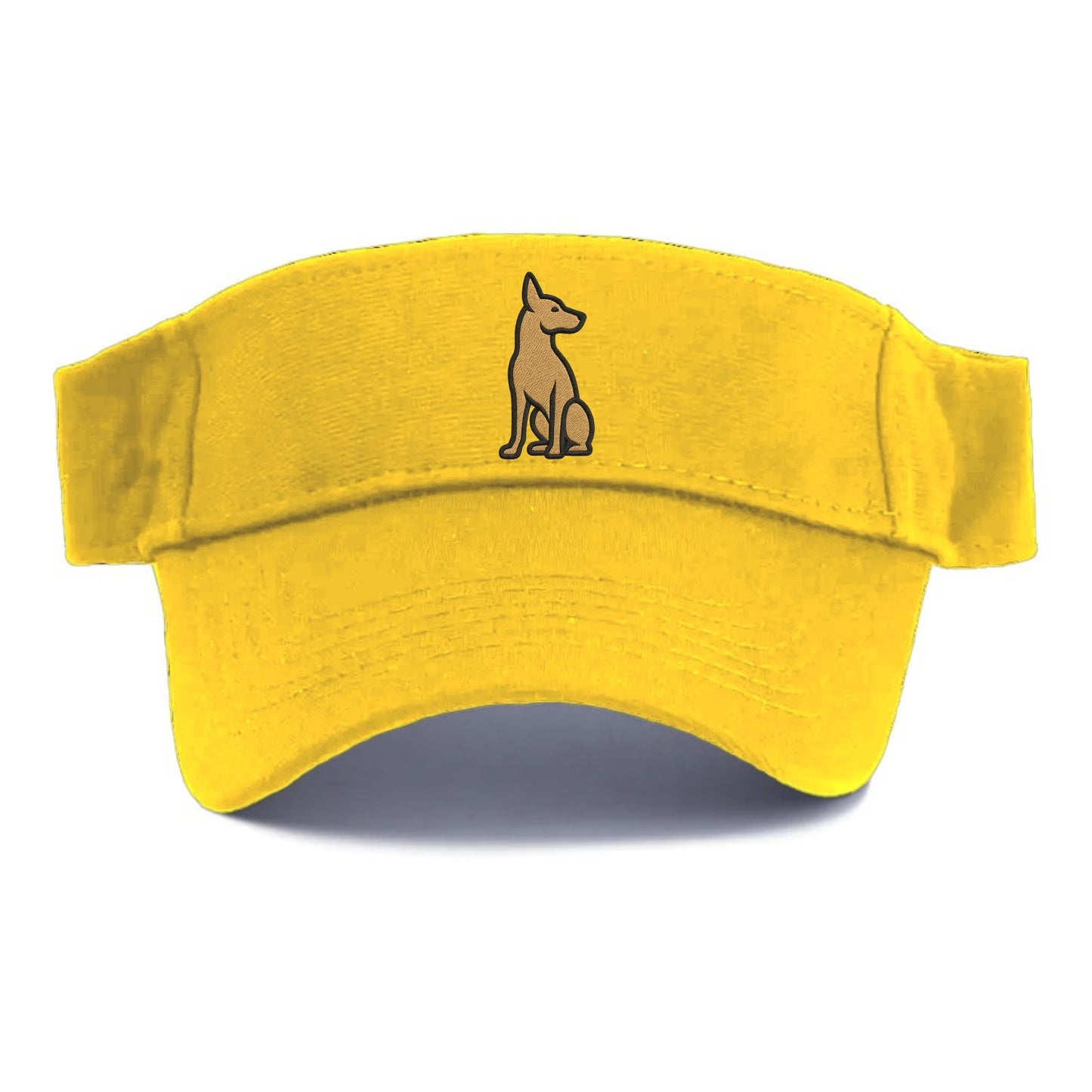 Pharaoh Hound - Tan colored sitting pose - Visor - Golden Harvest(Yellow)