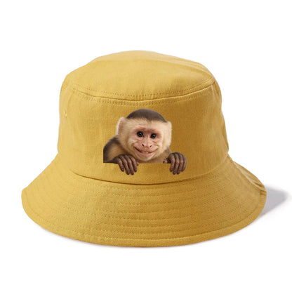 Capuchin Monkey  - Bucket Hat - Golden Harvest(Yellow)