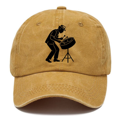 Steel drum player Caribbean rhythm - Classic Cap - Golden Harvest(Yellow)