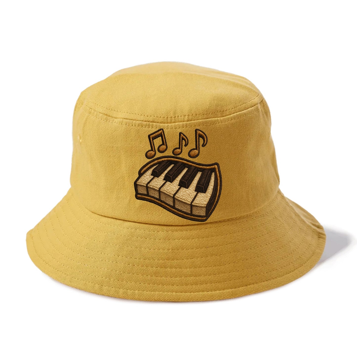 Piano Keys  - Bucket Hat - Golden Harvest(Yellow)