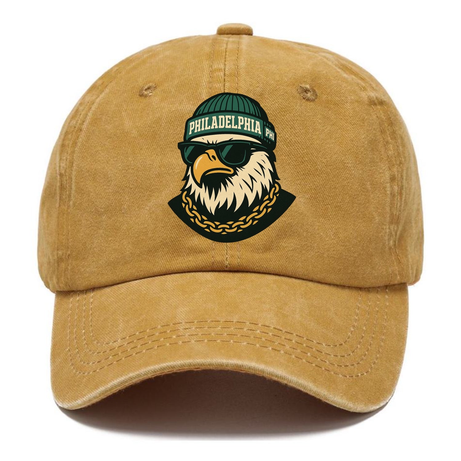 "eagle" "philadelphia" "phi" "green" "us East" - Classic Cap - Golden Harvest(Yellow)