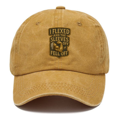 I Flexed and The Sleeves Fell Off  - Classic Cap - Golden Harvest(Yellow)