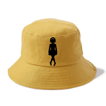 Irish step dancer traditional pose - Bucket Hat - Golden Harvest(Yellow)