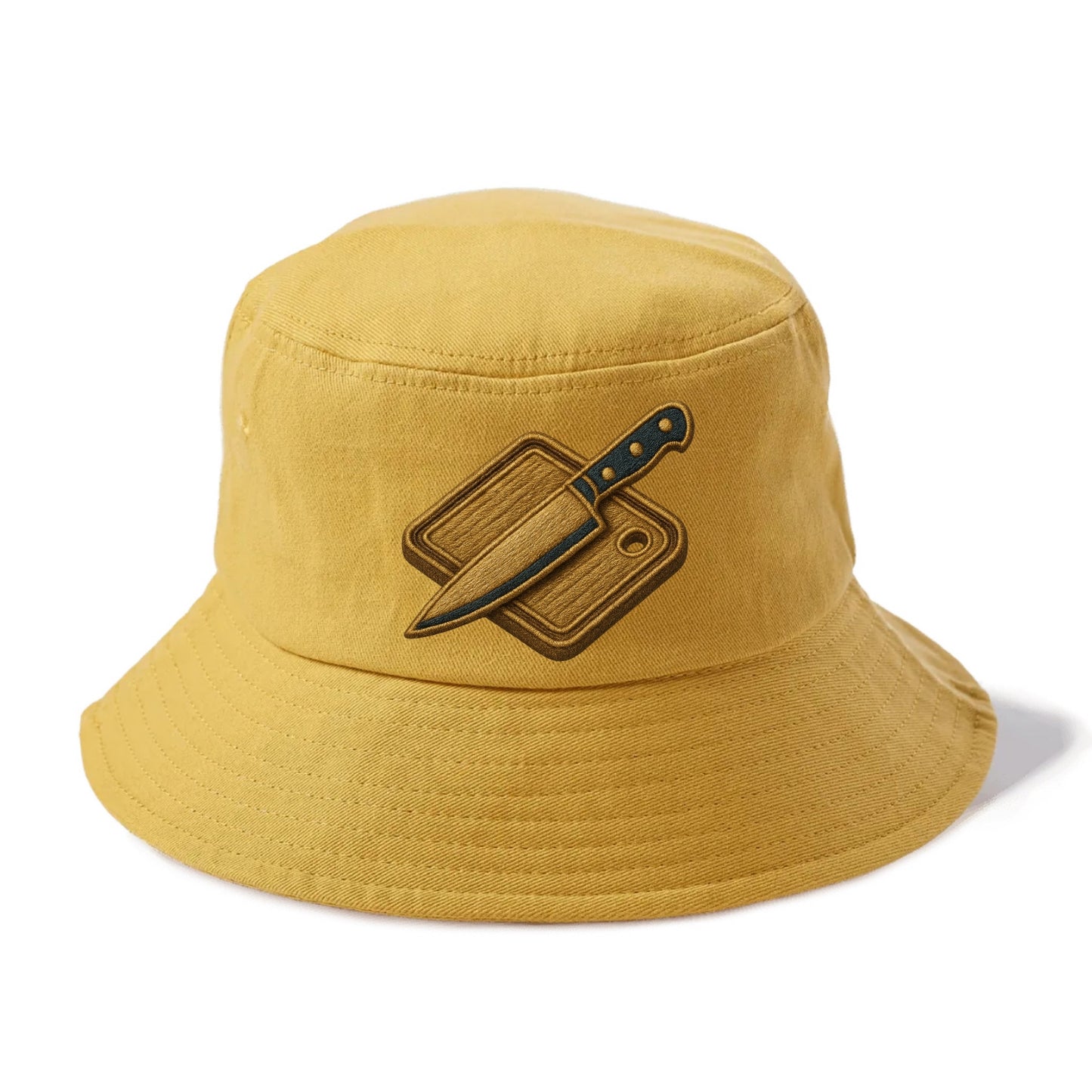 Chef knife with cutting board - culinary enthusiast - Bucket Hat - Golden Harvest(Yellow)