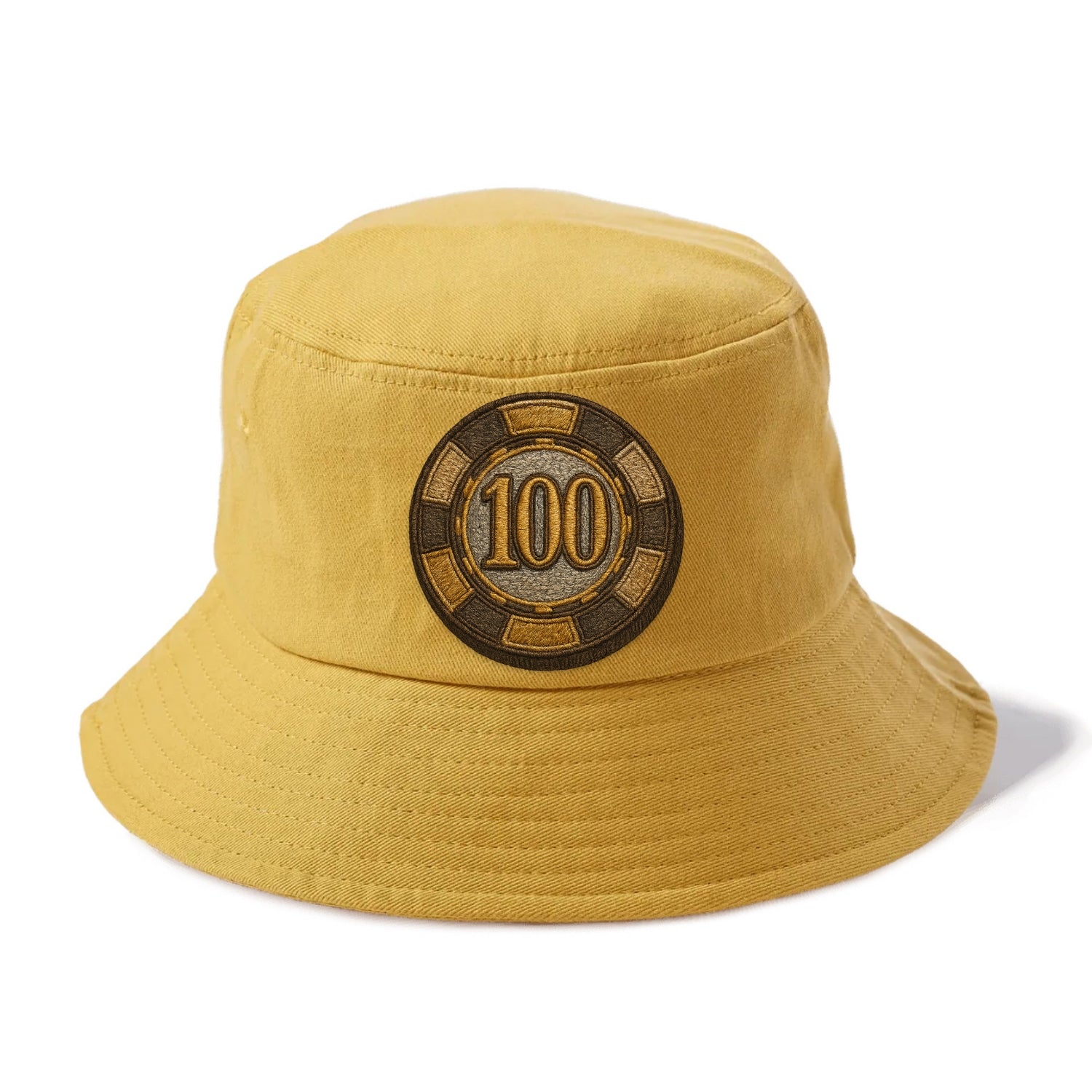 Poker Chip  - Bucket Hat - Golden Harvest(Yellow)