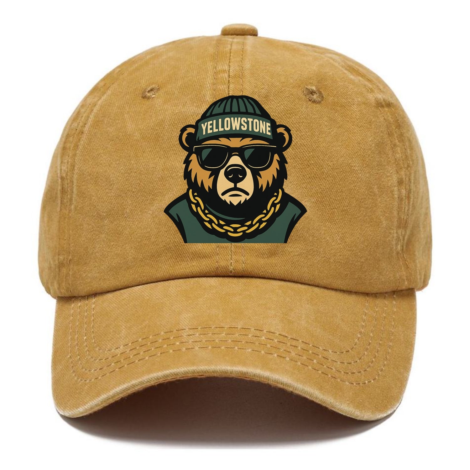 Yellowstone Bear - Classic Cap - Golden Harvest(Yellow)