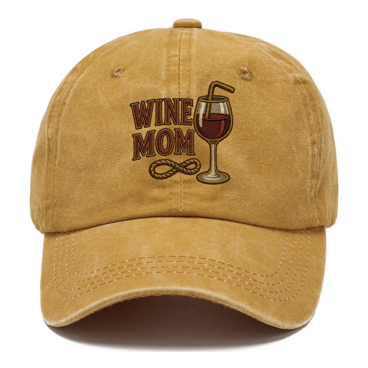 Wine Mom  - Classic Cap - Golden Harvest(Yellow)