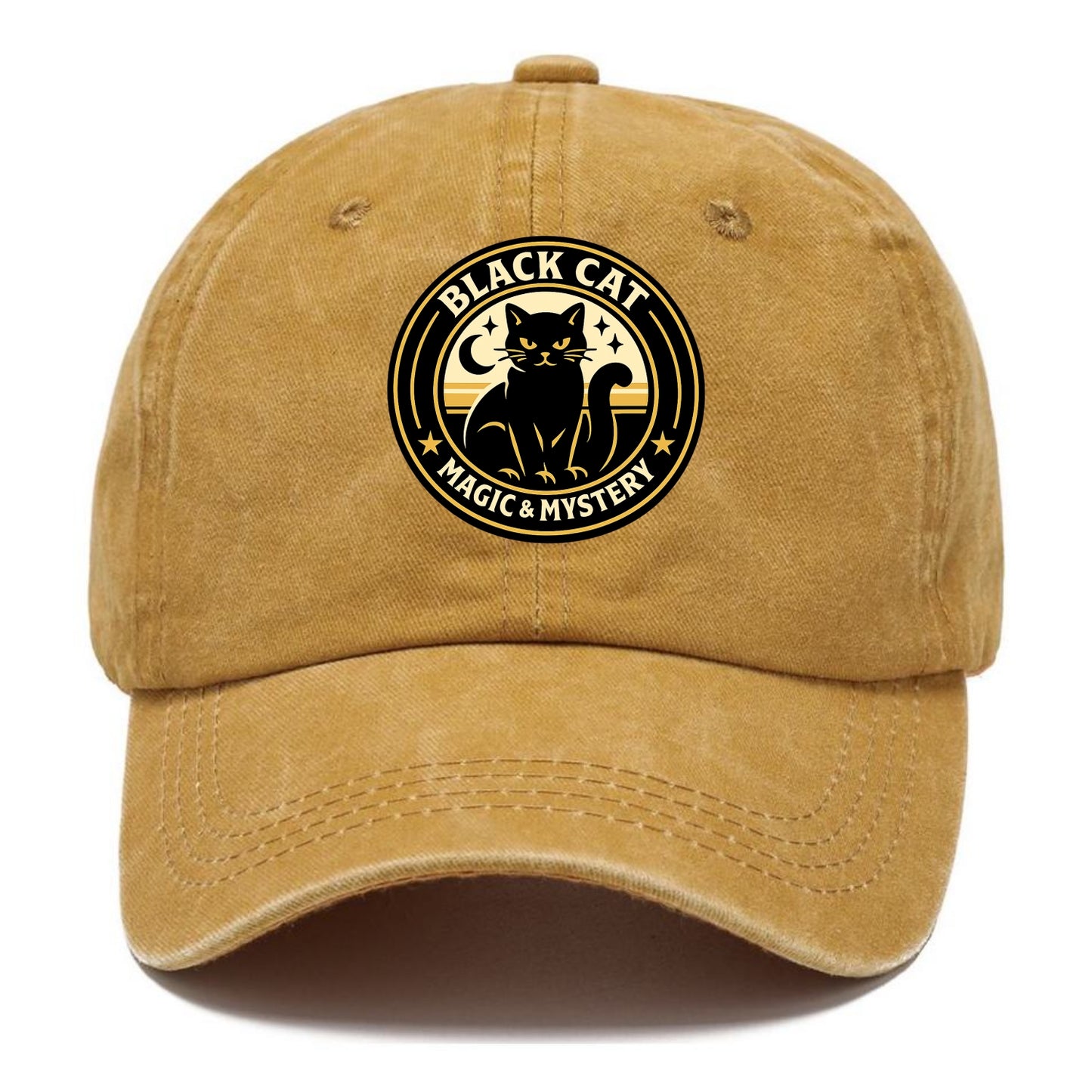 Midnight Prowler Emblem - Classic Cap - Golden Harvest(Yellow)