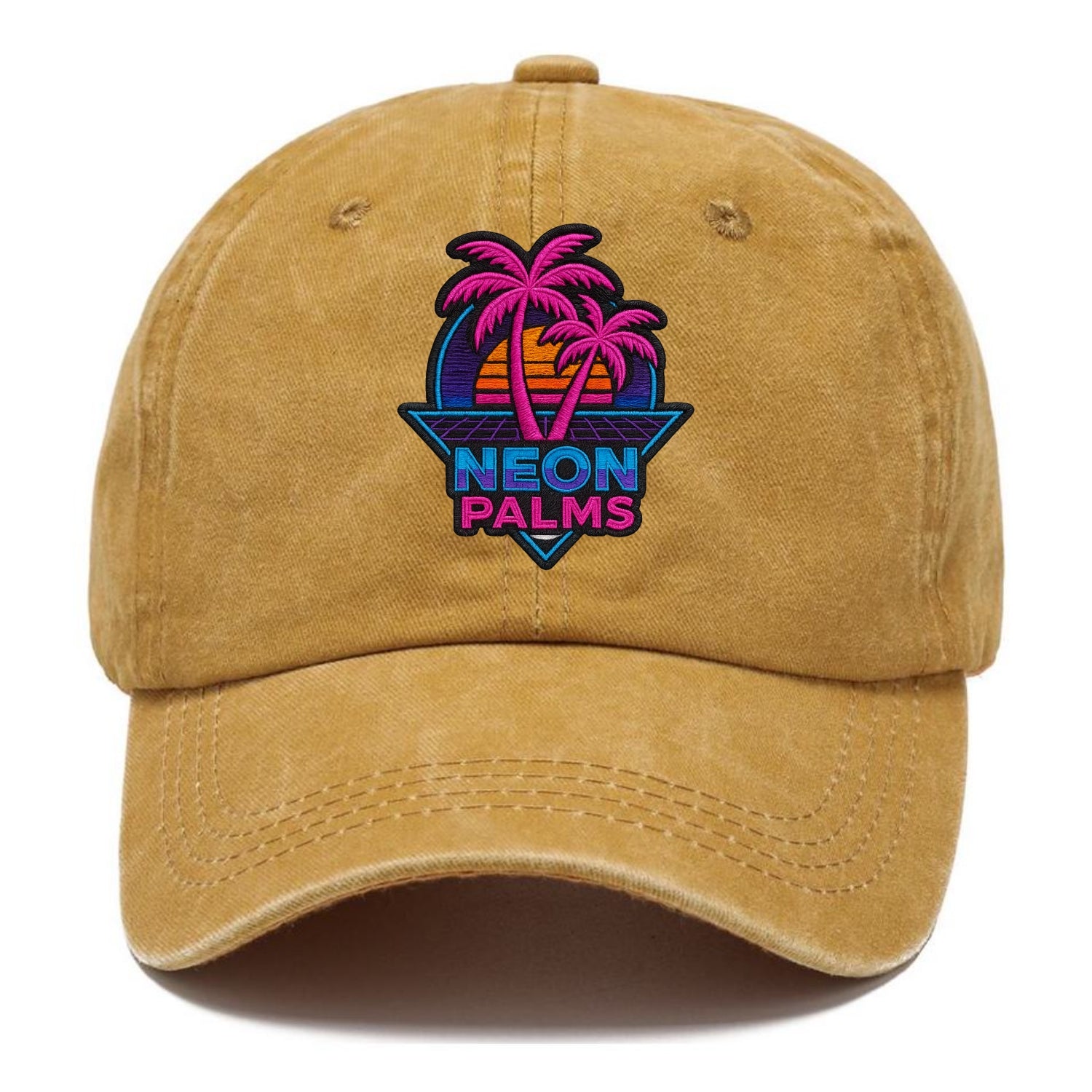Neon Palms - Classic Cap - Golden Harvest(Yellow)