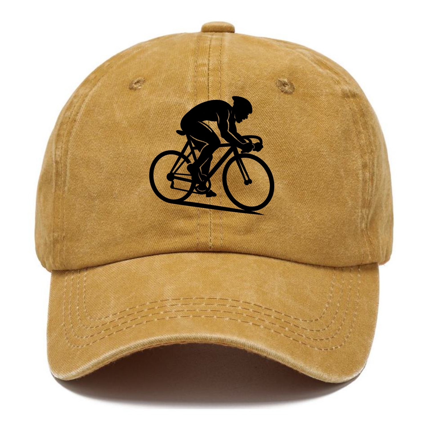 Sprint cyclist racing stance - Classic Cap - Golden Harvest(Yellow)