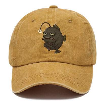 THE ANGLERFISH LURES DISAPPOINTMENT | Dark gray anglerfish with dim light - Classic Cap - Golden Harvest(Yellow)