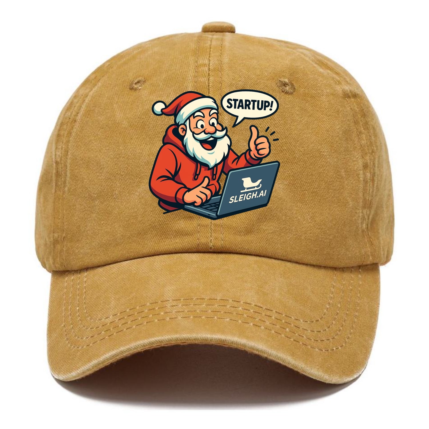 Santa Tech Startup CEO - Classic Cap - Golden Harvest(Yellow)
