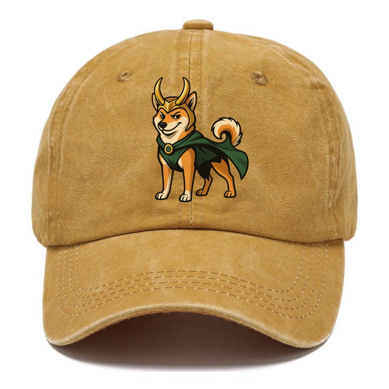 Shiba Inu Loki  - Classic Cap - Golden Harvest(Yellow)