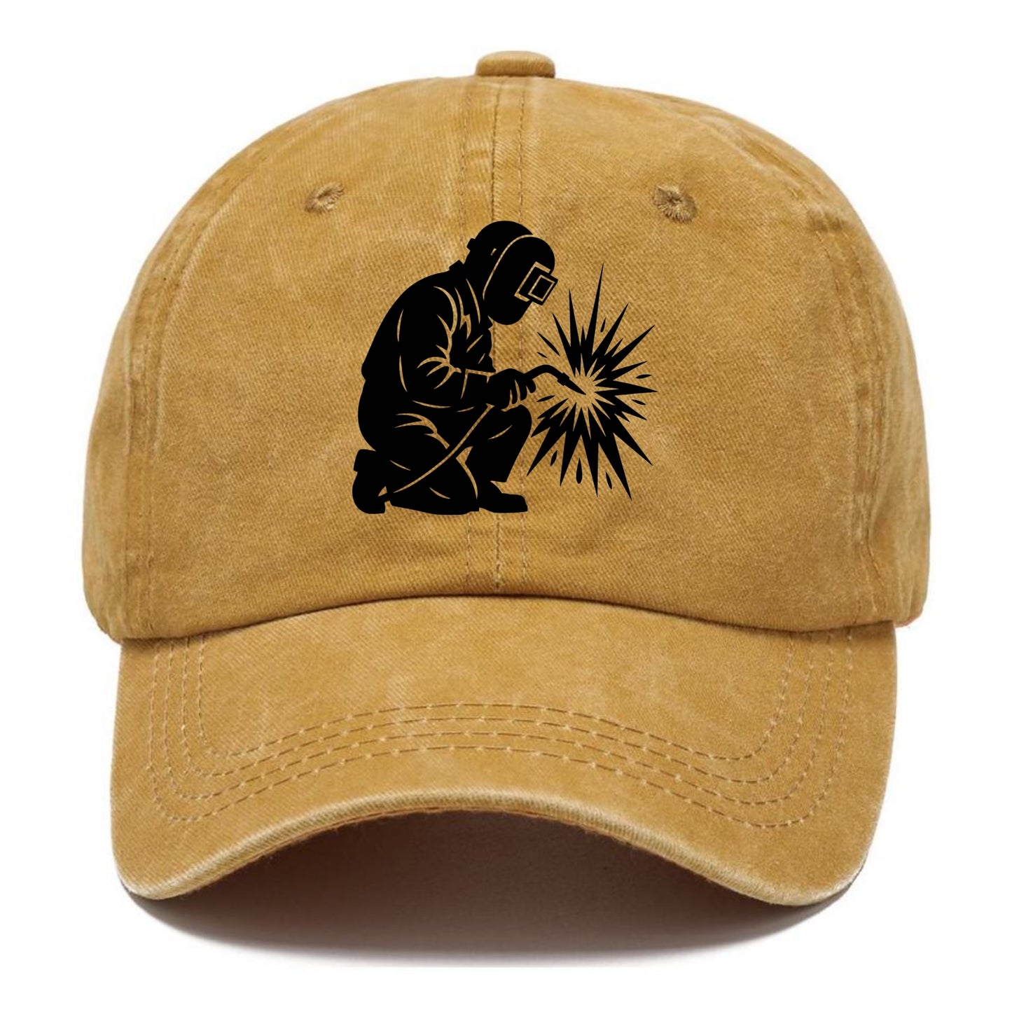 Welder sparks flying dramatically - Classic Cap - Golden Harvest(Yellow)