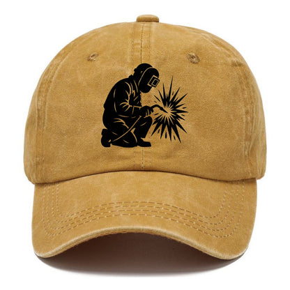 Welder sparks flying dramatically - Classic Cap - Golden Harvest(Yellow)
