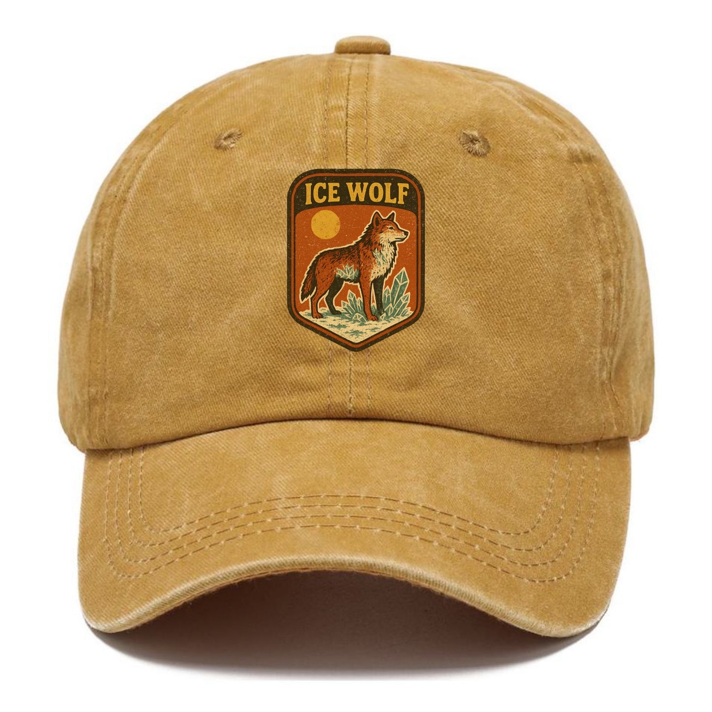 Ice Wolf Crystal  - Classic Cap - Golden Harvest(Yellow)