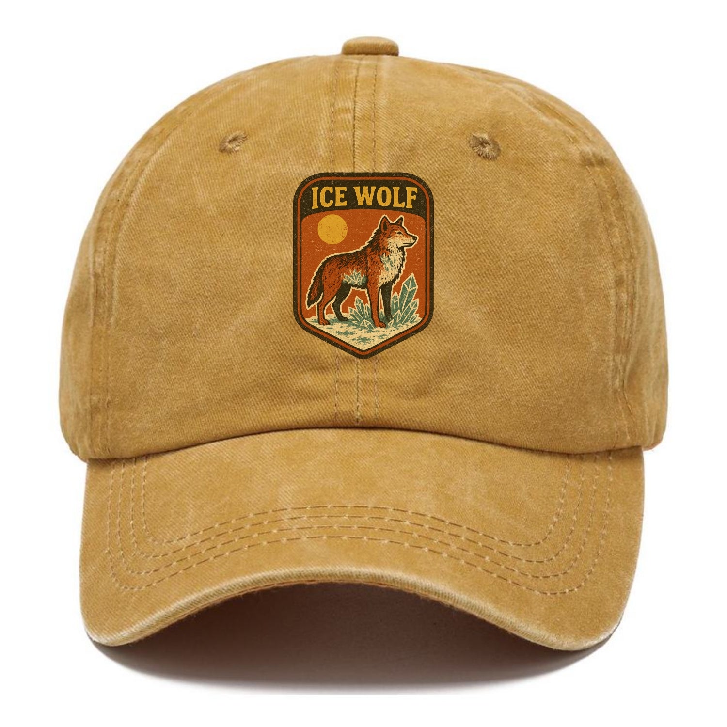 Ice Wolf Crystal  - Classic Cap - Golden Harvest(Yellow)