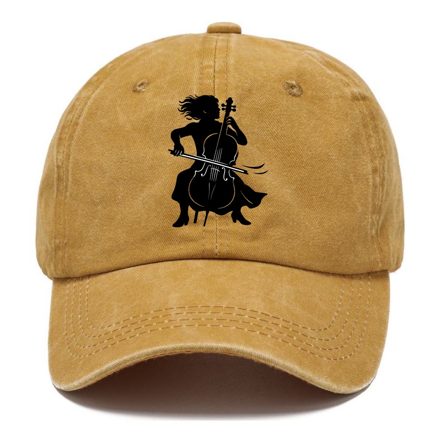 Cellist performing emotional solo - Classic Cap - Golden Harvest(Yellow)