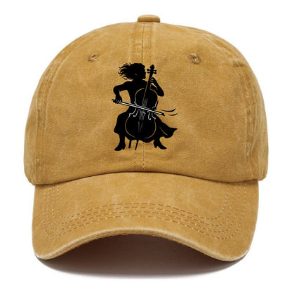 Cellist performing emotional solo - Classic Cap - Golden Harvest(Yellow)
