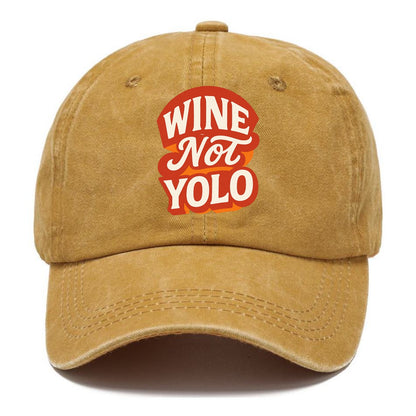 Wine Not - YOLO - Classic Cap - Golden Harvest(Yellow)
