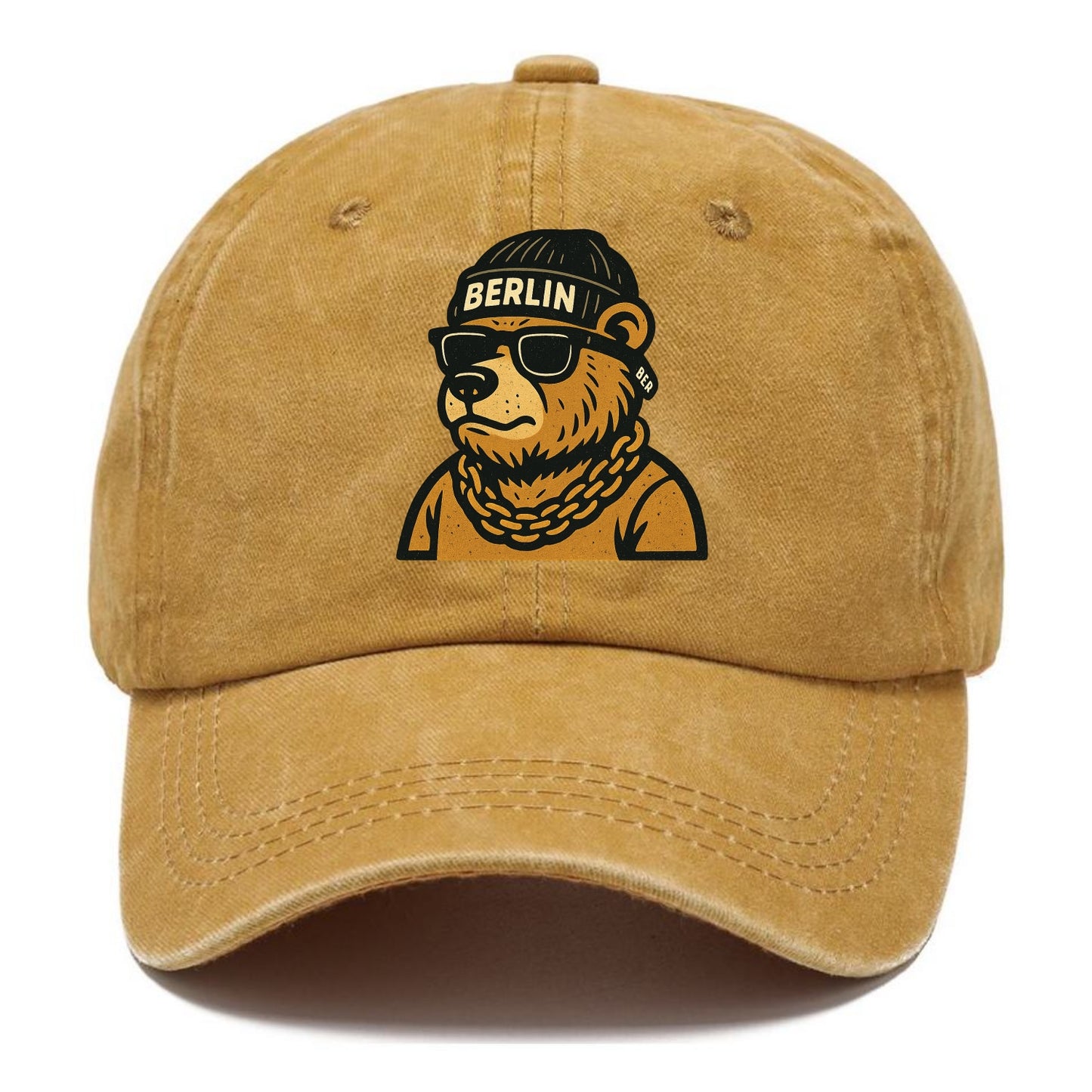 Berlin Bear - Classic Cap - Golden Harvest(Yellow)