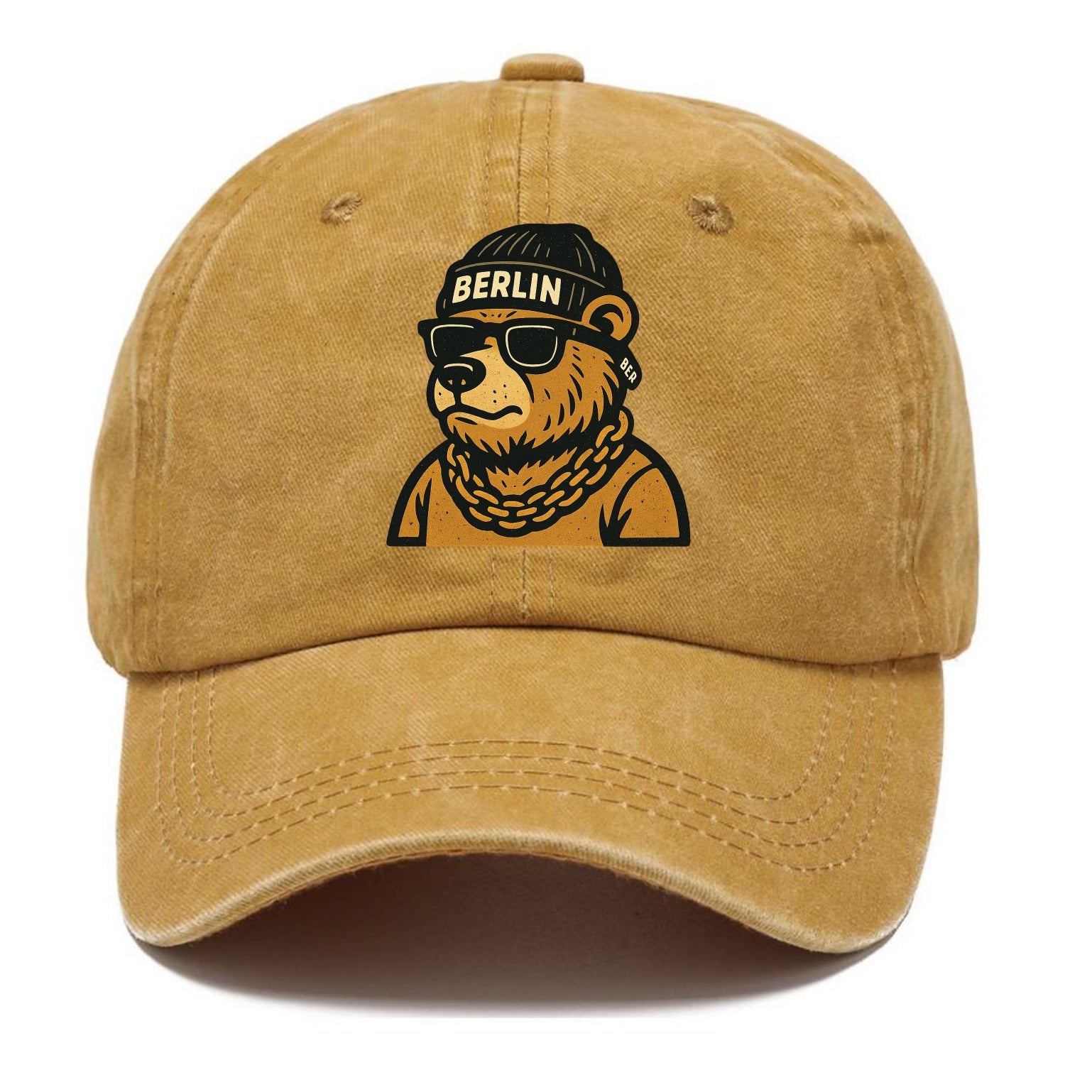 Berlin Bear - Classic Cap - Golden Harvest(Yellow)