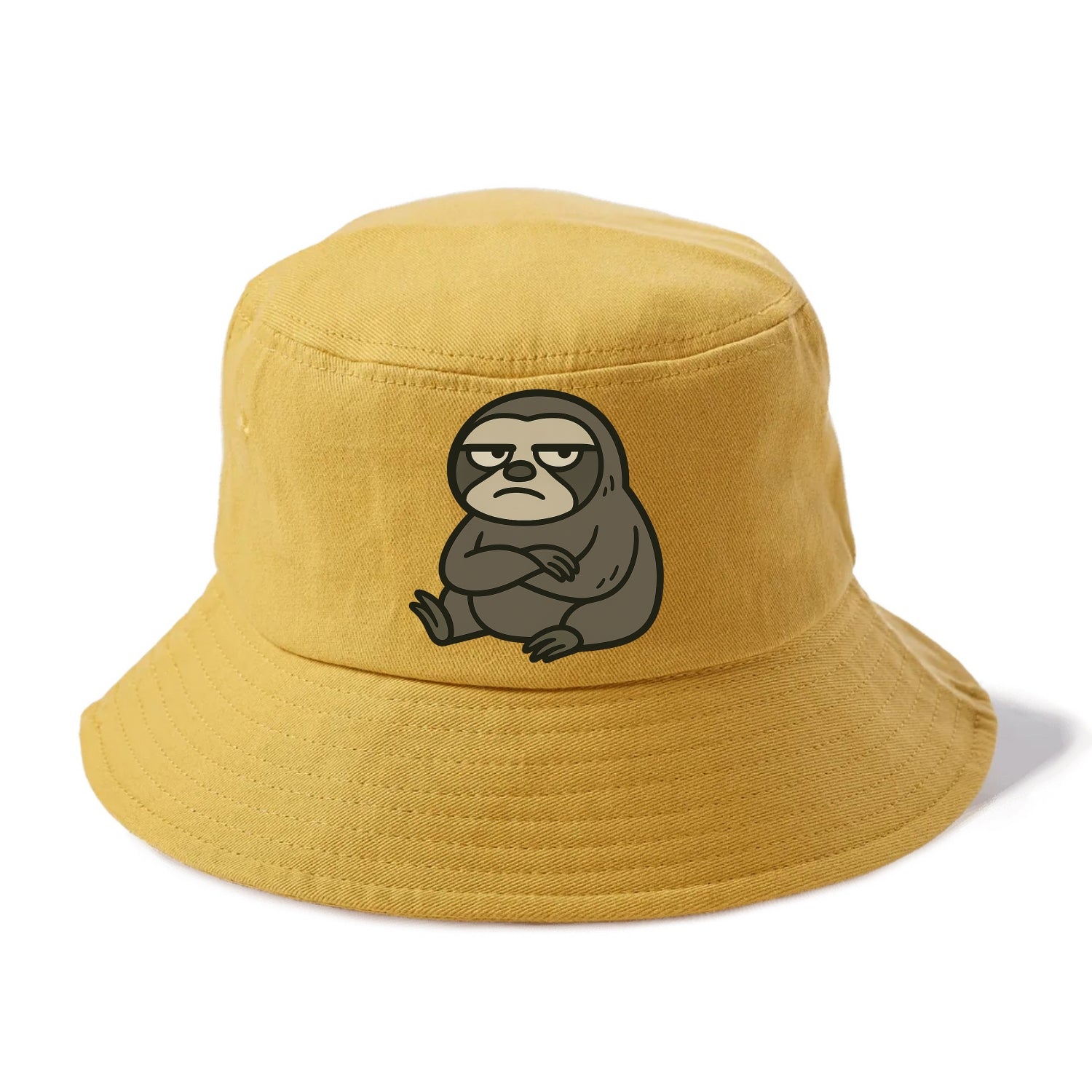 The Sloth Judging Silently - Bucket Hat - Golden Harvest(Yellow)