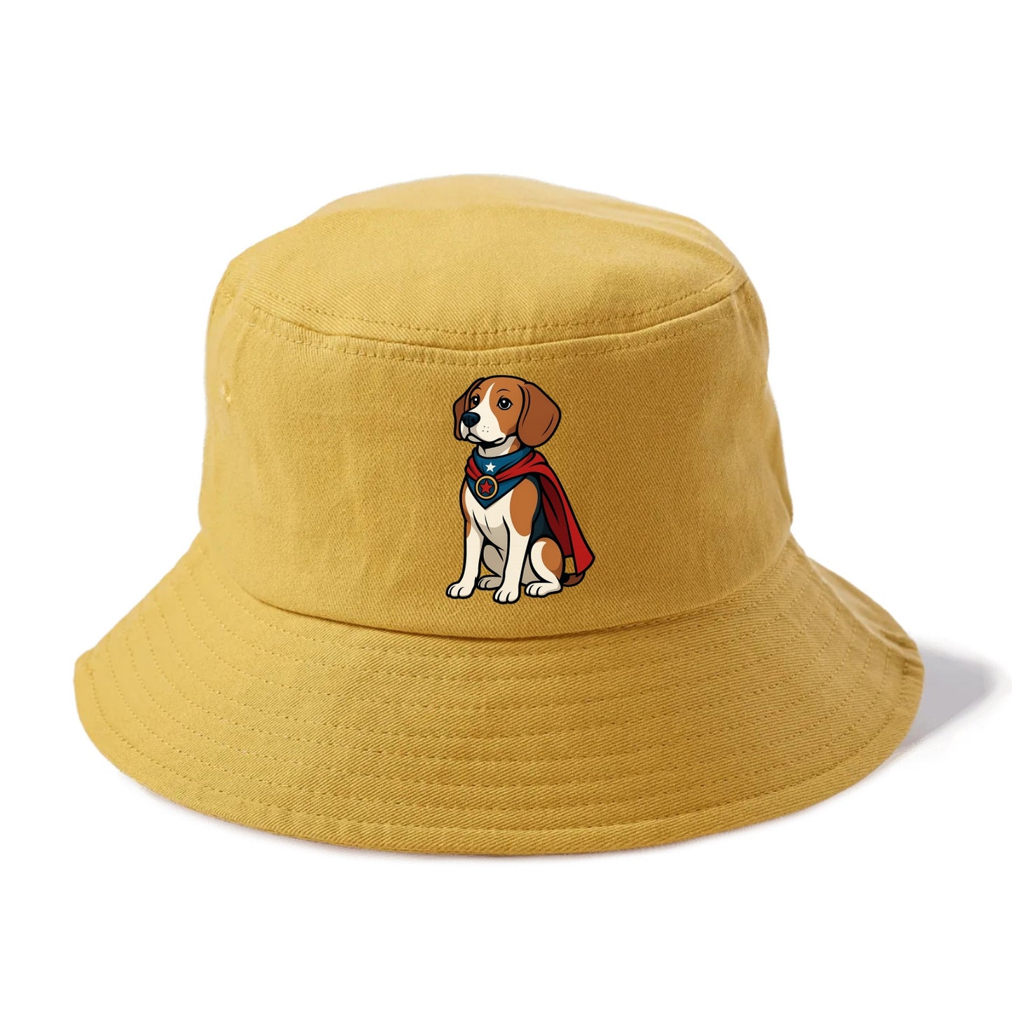 Beagle Patriotic Hero  - Bucket Hat - Golden Harvest(Yellow)