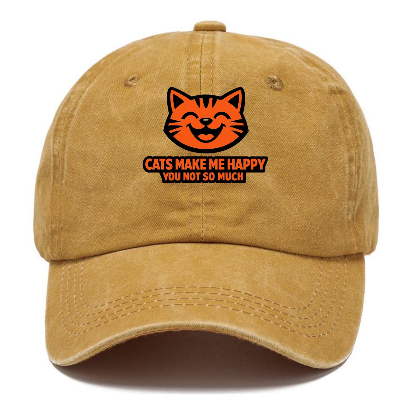 Feline Joy and Sassy Truths - Classic Cap - Golden Harvest(Yellow)