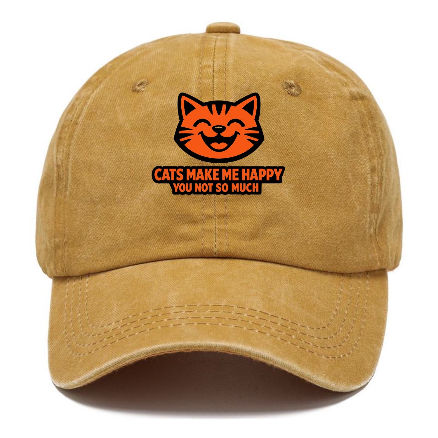 Feline Joy and Sassy Truths - Classic Cap - Golden Harvest(Yellow)