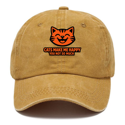 Feline Joy and Sassy Truths - Classic Cap - Golden Harvest(Yellow)