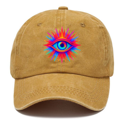 Rainbow Third Eye - Prismatic eye radiat Classic Cap - Golden Harvest(Yellow)