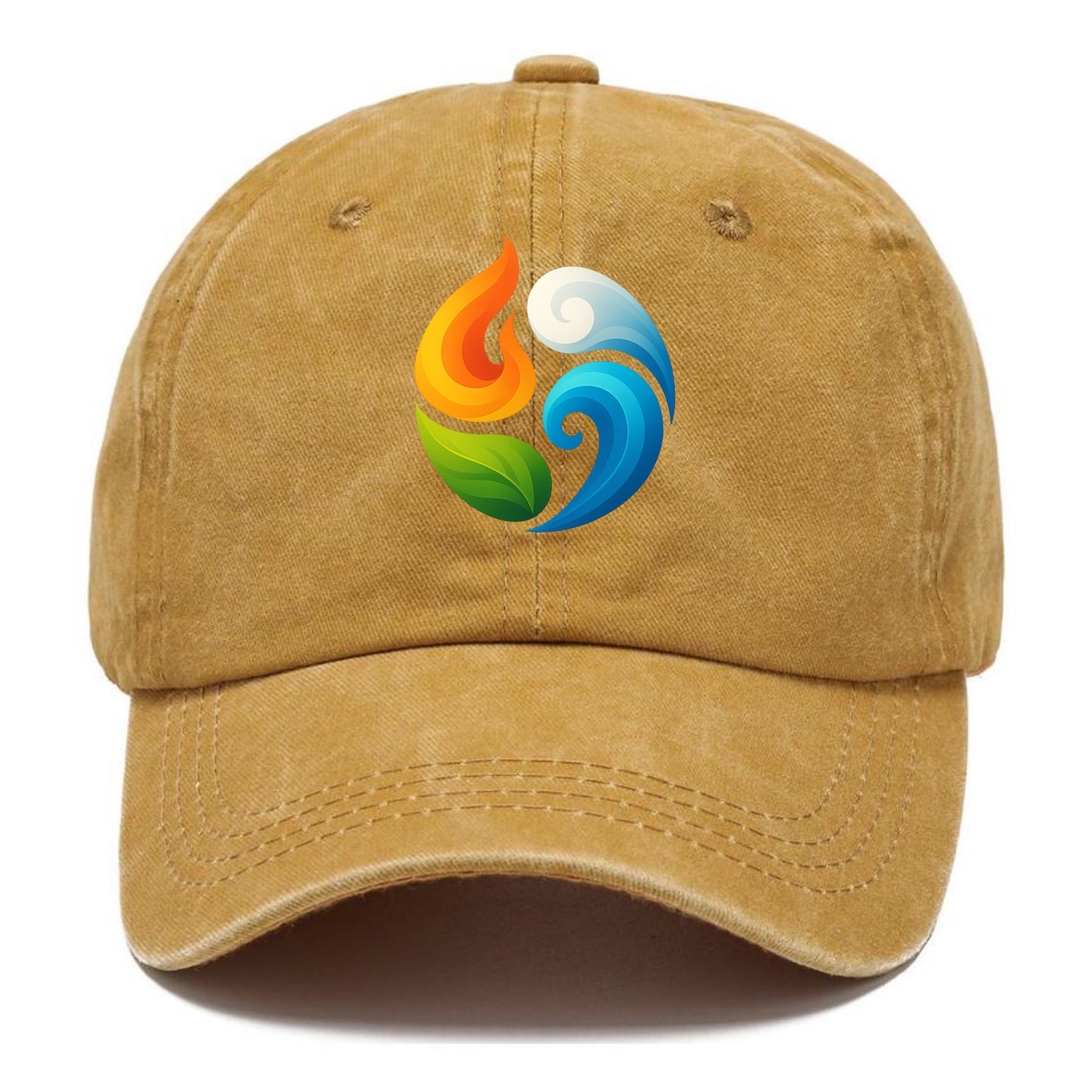 Four Elements Dance - Fire orange, water - Classic Cap - Golden Harvest(Yellow)