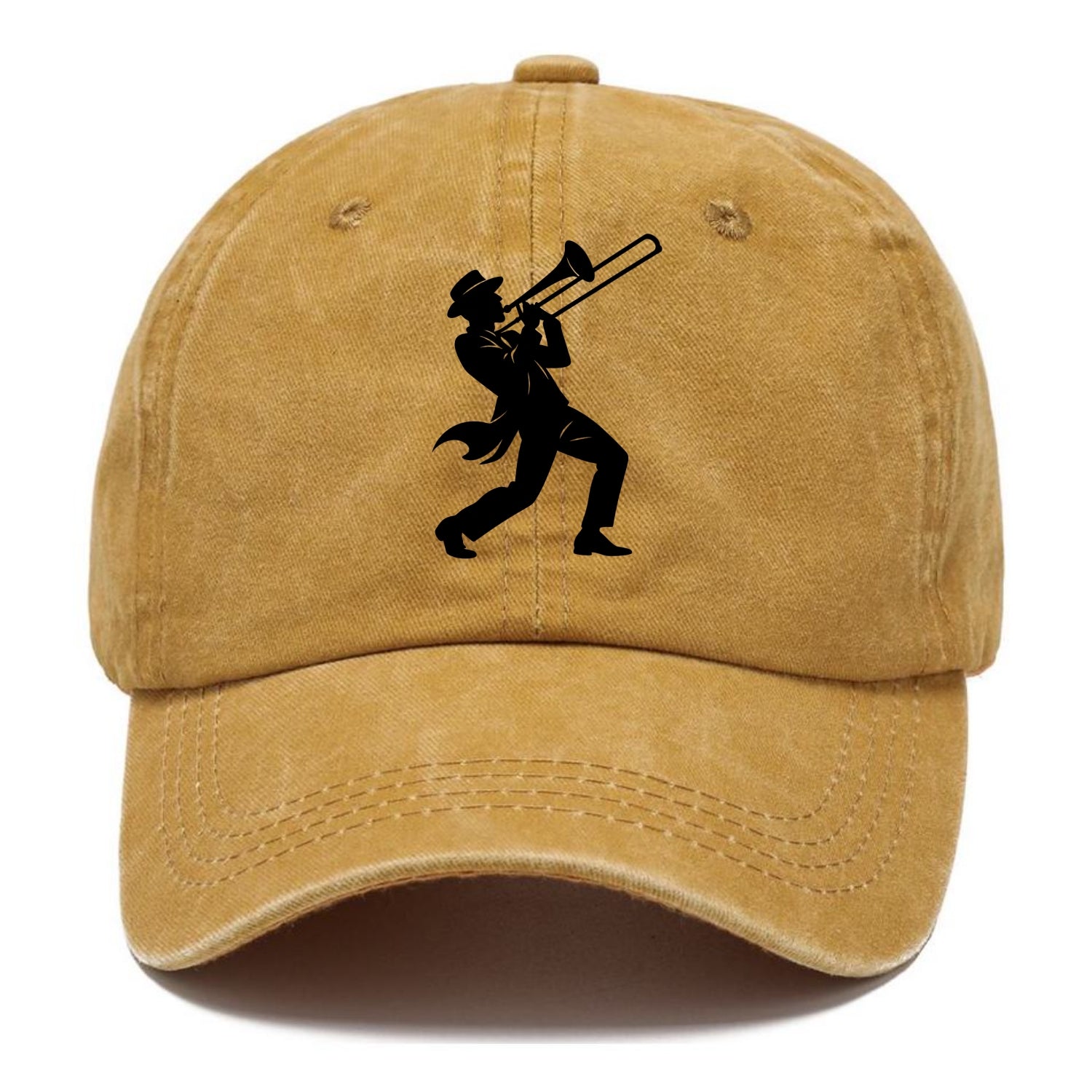 Trombone player jazz improvisation - Classic Cap - Golden Harvest(Yellow)