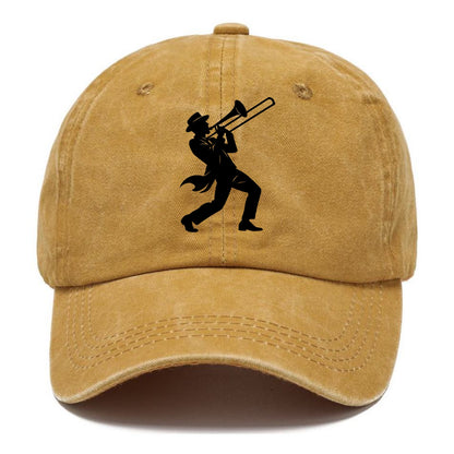 Trombone player jazz improvisation - Classic Cap - Golden Harvest(Yellow)