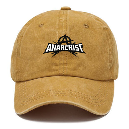 Bold typography design - "ANARCHIST" - no masters, self-governed - Classic Cap - Golden Harvest(Yellow)