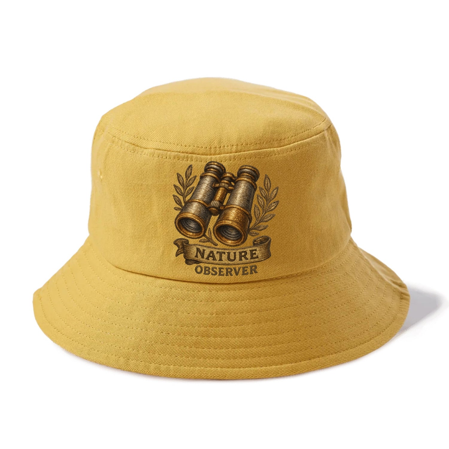 Binoculars for birdwatching - nature observer - Bucket Hat - Golden Harvest(Yellow)