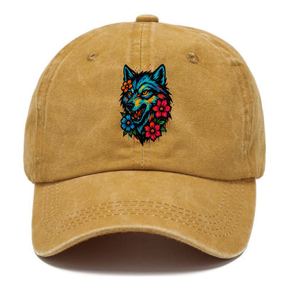 Floral Wolf Garden  - Classic Cap - Golden Harvest(Yellow)