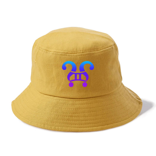 CURIOUS TWINS | Twin question marks | Endless curiosity | Seeking answers | - Bucket Hat - Golden Harvest(Yellow)