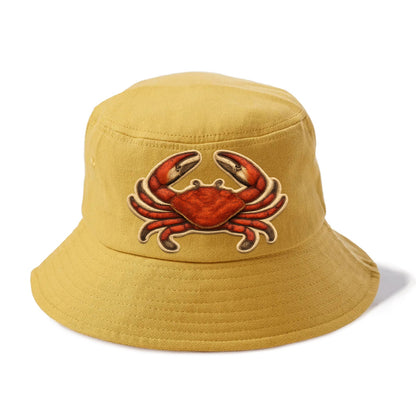 CRAB CLAWS - red crab in scarlet and orange , seafood - Bucket Hat - Golden Harvest(Yellow)