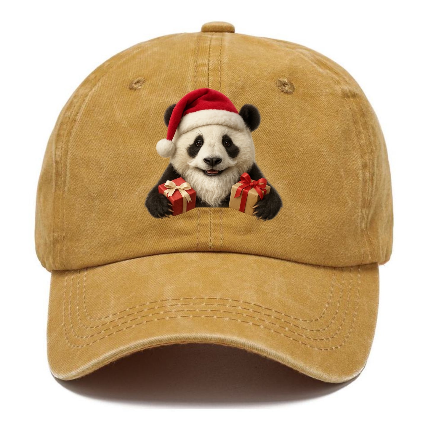 Santa Panda  - Classic Cap - Golden Harvest(Yellow)