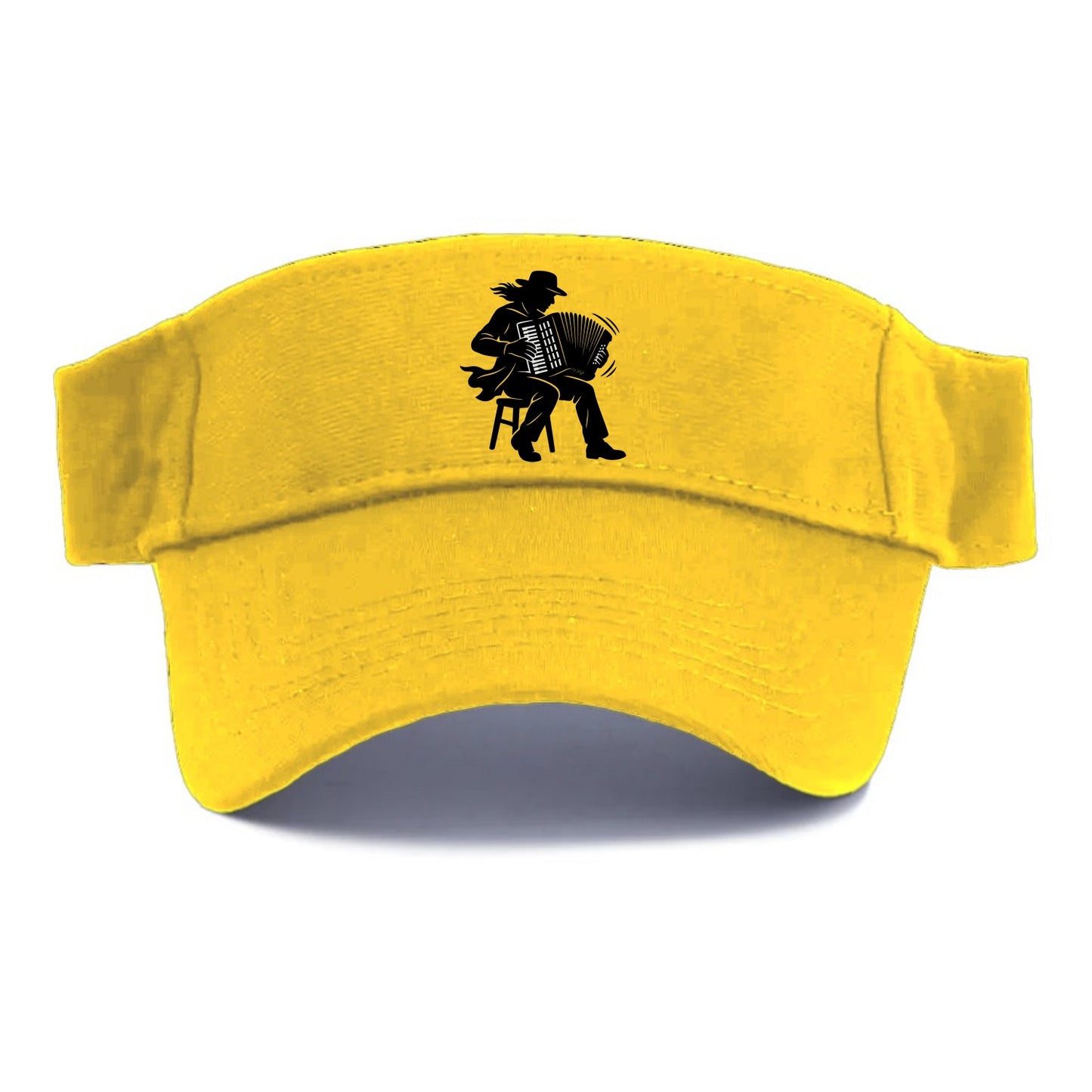 Accordion player street musician - Visor - Golden Harvest(Yellow)