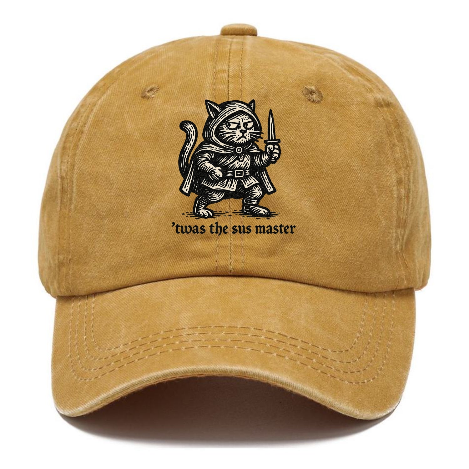 Sus Imposter Cat Spy  - Classic Cap - Golden Harvest(Yellow)